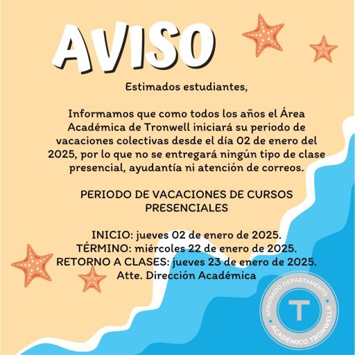 AVISO VACACIONES WEB